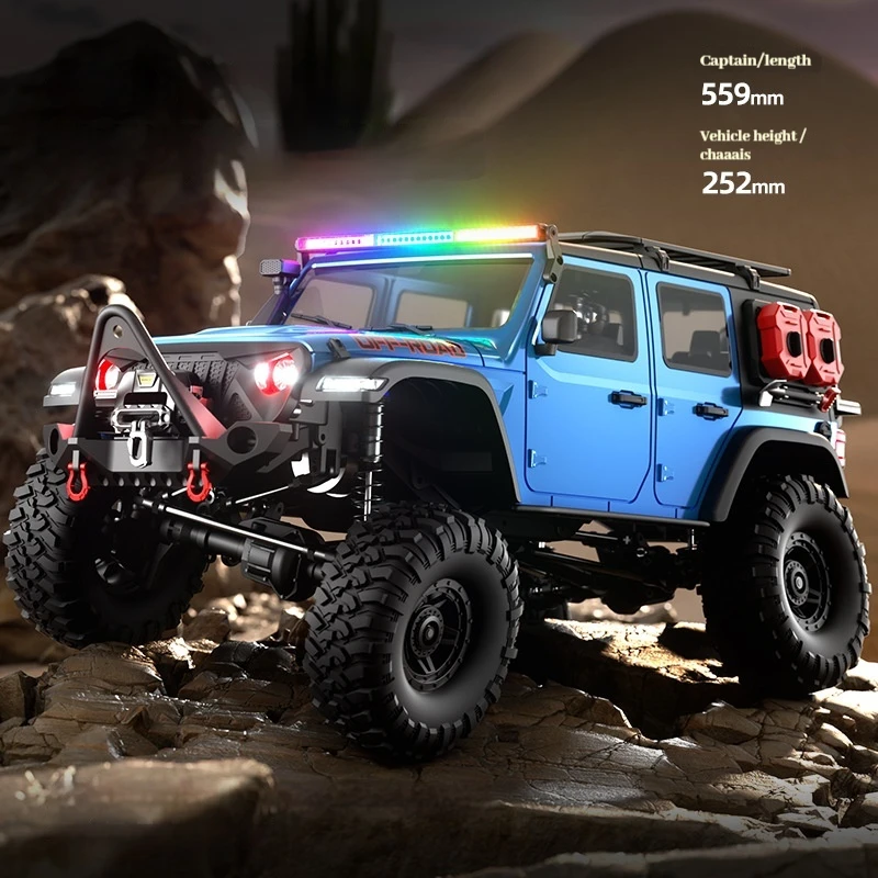 Новый HuangboWrangler полномасштабный радиоуправляемый пульт дистанционного управления внедорожный альпинистский автомобиль модель электромобиля имитация детская игрушка