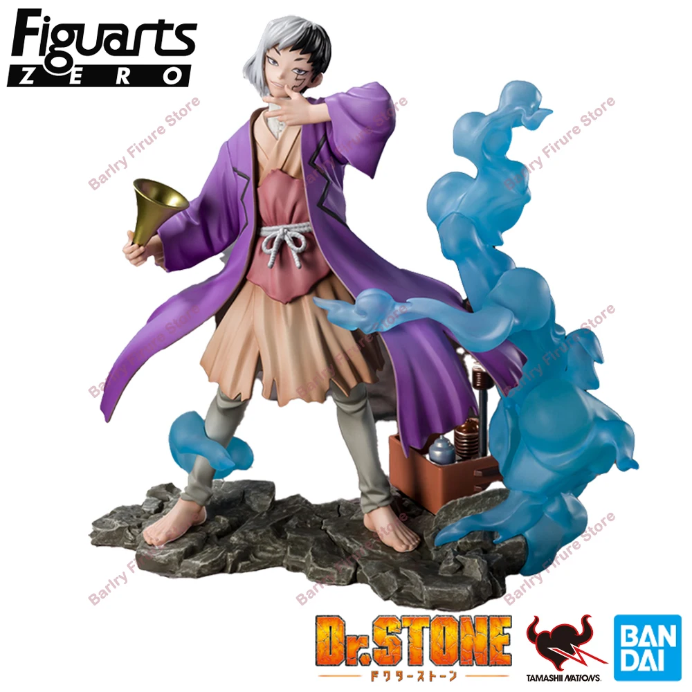 

In Stock Original Genuine Boxed Figure BANDAI FiguartsZERO Dr.stone 18cm Gen Asagiri Anime Figure Action Figures Model Toys