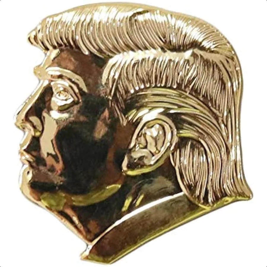 

President Donald Trump Pin Gold Plated Lapel Pins 1.2" x 1.2" 1 Pack