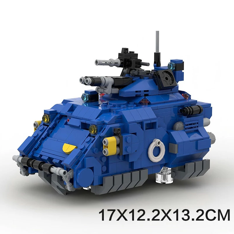 Bricklink MOC Battle Militaire Tank Land Raider Game Robot Redemptor Dreadnought Mecha Warrior Sets Bouwstenen Kid Speelgoed Gift