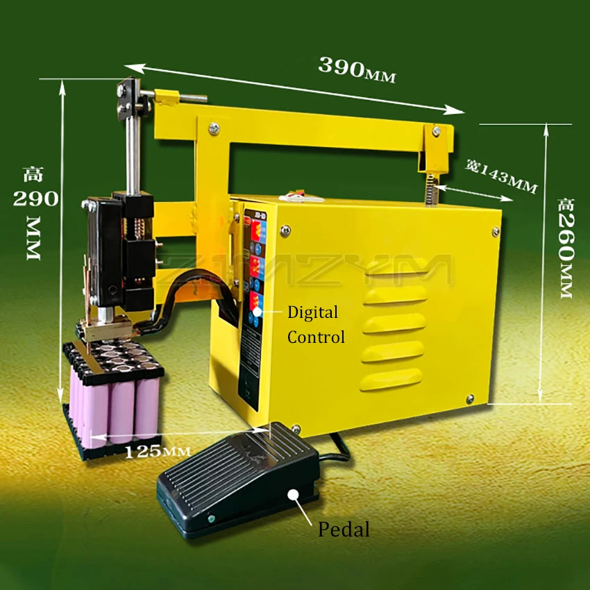 Imagem -05 - Potência 18650 Bateria de Lítio Precisão Soldadores Ponto Máquina de Solda de Pedal Automática Nova Atualização 3kw 5kw Alta