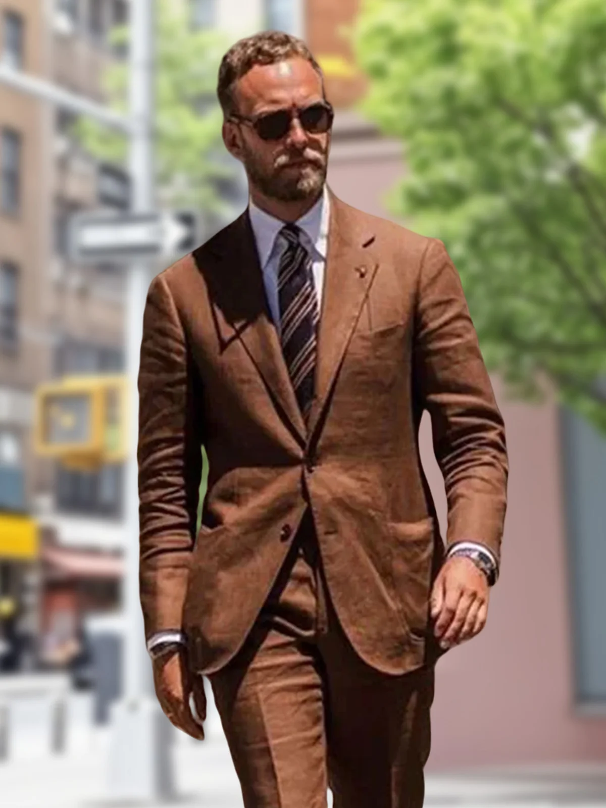 

Daily Summer Linen Suit for Men Slim Fit Man 2 Piece Outfit Set Blazers with Pants Ternos Masculino Completo Ensemble Hommes