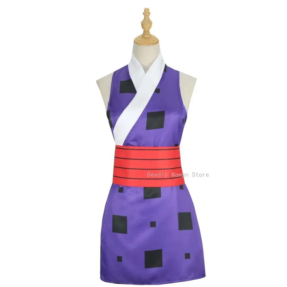 2025 Halloween Anime Demon Moordenaar Hinatsuru Cosplay Makiwo Suma Cosplay Kostuum Sexy Jurk Kimetsu No Yaiba Uzui