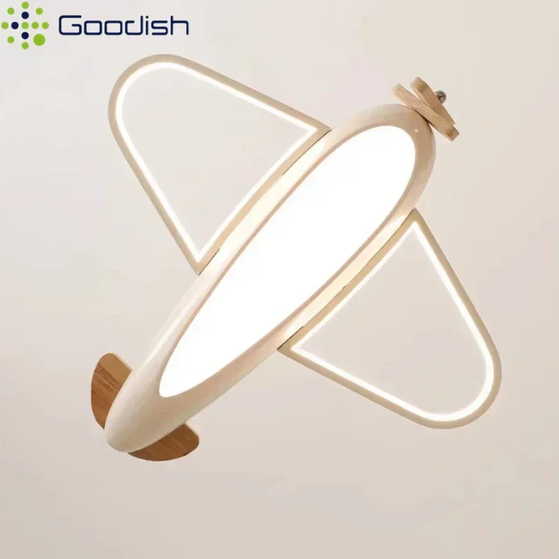 Moderne avion pendentif lumières LED lustre enfant décoration de la maison lampes suspendues pour garçon fille chambre d'enfants chambre salon
