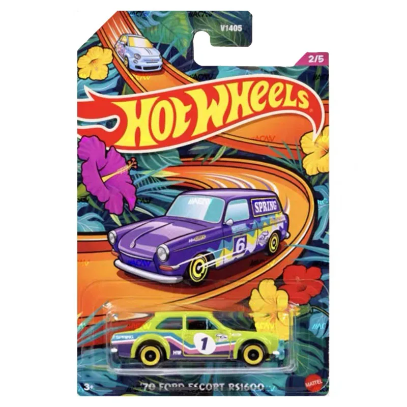 2024 Hot Wheels Spring Racing Series Fiat 500 Subaru Impreza WRX 70 Ford Mini Cooper S 1/64 Diecast Car Model Toy for Boys V1405