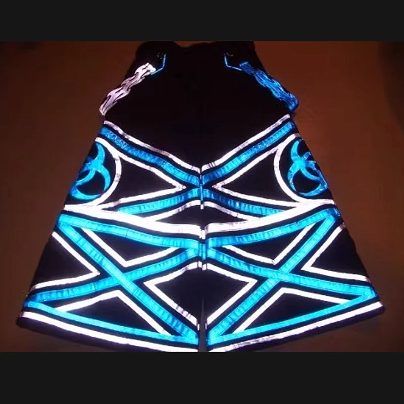 

Cool Street Dance Reflective Pants Ghost Step Walk Dance Pants Shuffle Luminous Pants Casual Hip-hot Dance Trousers 2025 NEW