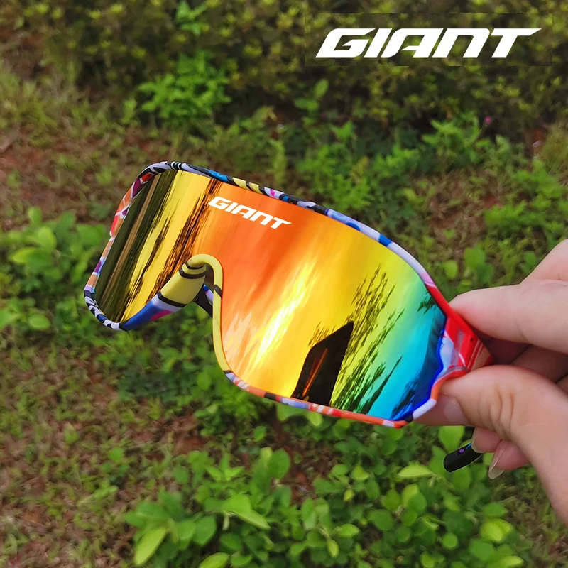 

Top Seller giant cycling Glasses fishing UV400 Anti Fog REVO Lenses HD Clarity CE/ANSI Certified Cateye Design MTB/Road Bike