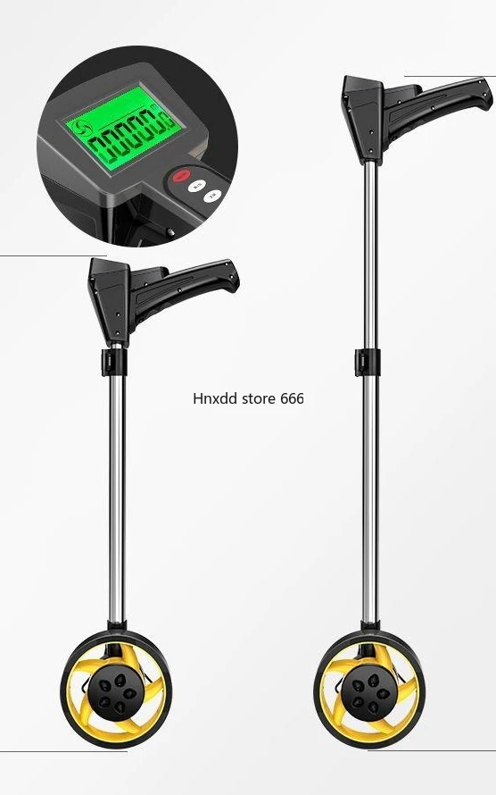 

Roller ruler rangefinder Hand push digital display Ranging wheel meter instrument volume