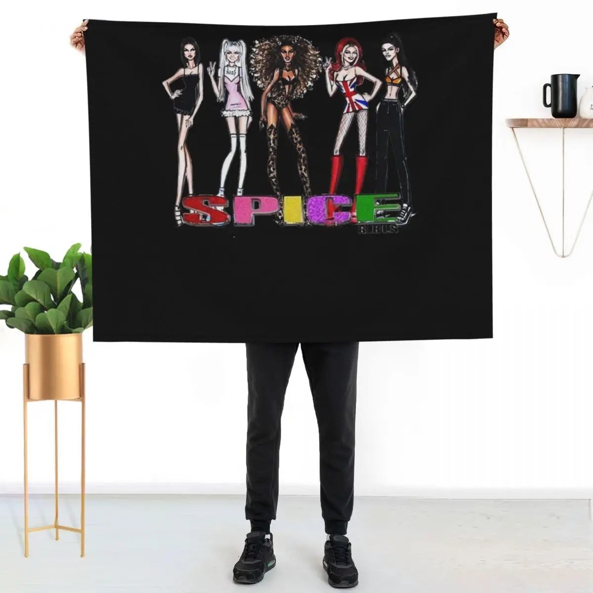 Girl Band Spice Classic Throw Blanket Extra Large Throw anime Plaid on the sofa Multi-Purpose Beautifuls Plush Blankets