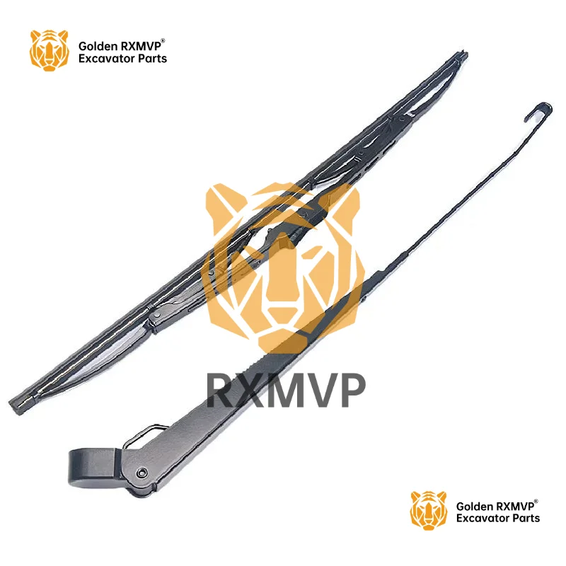 For Komatsu Pc120/200-5 Wiper Blade Pc60-7 Arm Set 300-5 Wiper Motor Arm Assembly Excavator Accessories