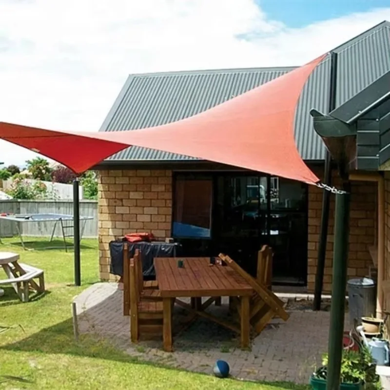 3m*5m Rectangle HDPE Raw Material With UV Car Park Lot Sun Shade Sail