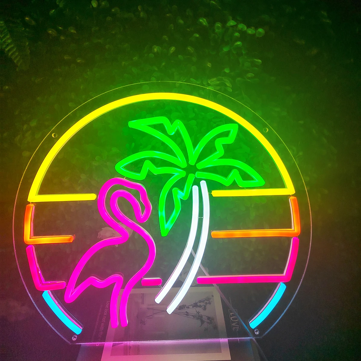 

Flamingo party neon sign 5V USB LED neon light for KTV restaurant bar party on the wall Decoration neon lamp