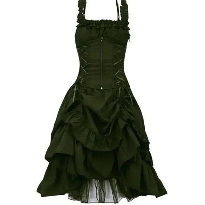 

Victorian Gothic Long Gown for Women, Retro Educational Outfit, Lolita, Palace, Court, Princess, Halloween, Punk, Cosplay