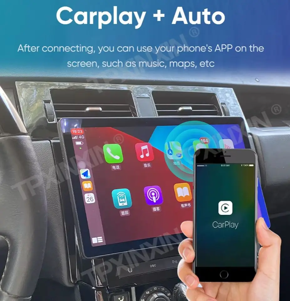 

13.3" CarPlay 8+256G Car Radio Android 13 For Range Rover Sport 2005-2009 Car Multimedia Player Auto Navigation GPS 4G WIFI