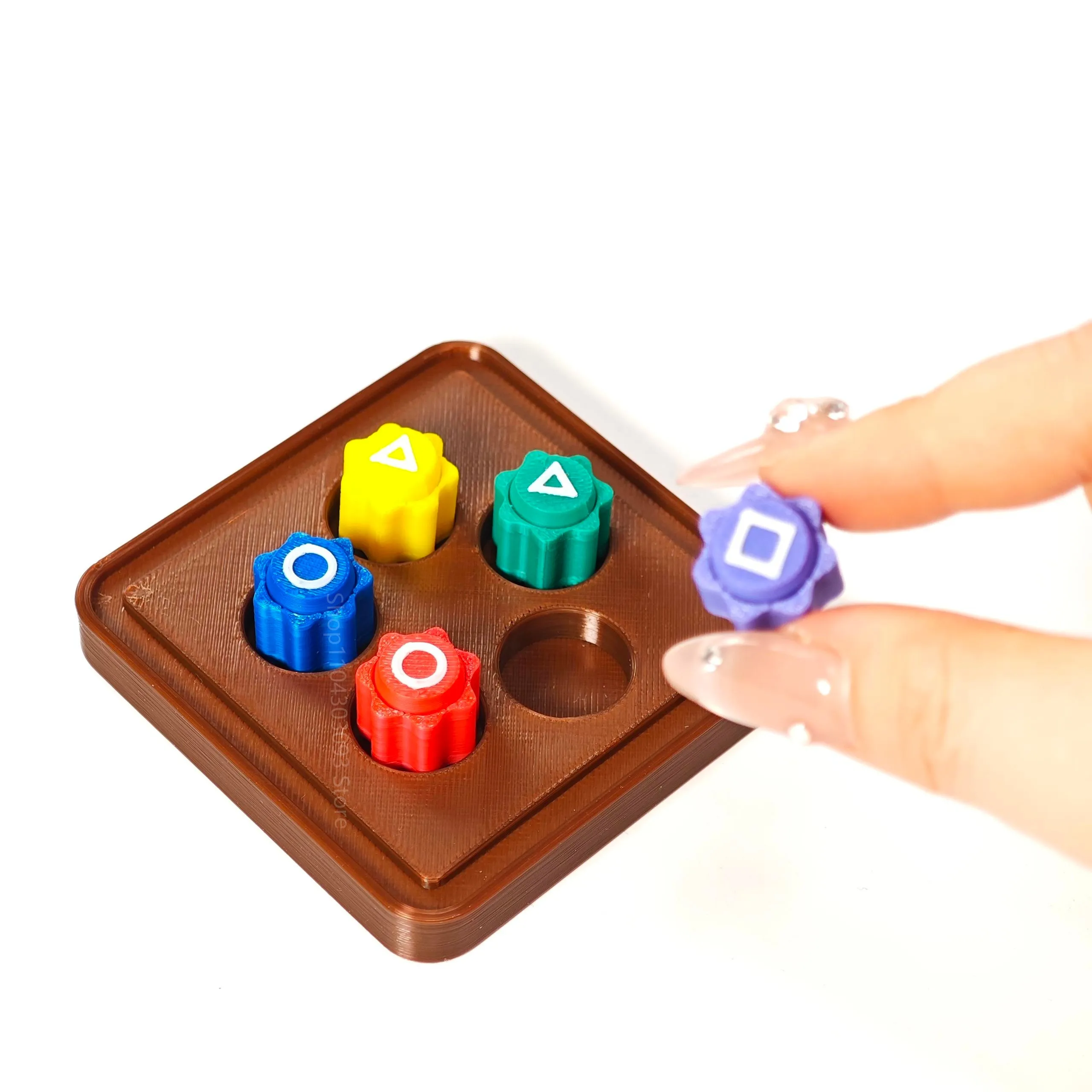 

New gonggi korean game stones set,Korean Traditional Play Game 5PCS Gonggi Jack Stone Pebbles Set w/Round Case