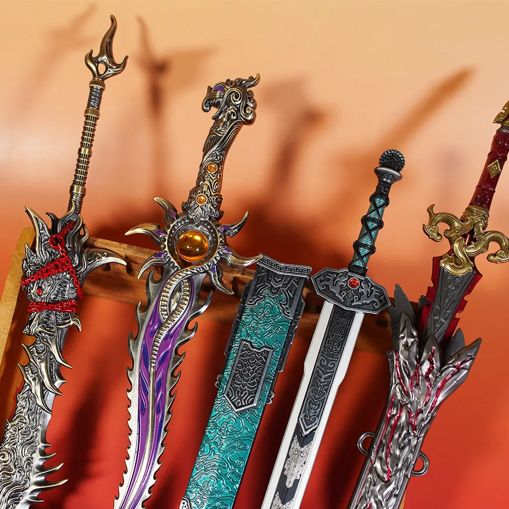 Naraka: Bladepoint Premium samouraï épée armes modèle jeu périphérique dent de Manticore non aiguisé bureau ornement garçon jouet cadeau