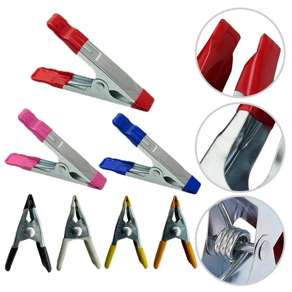 1pcs 2 Inch Heavy Duty DIY Work Clip Large Portable Home Metal Spring Clamp Universal Camping Max Jaw Opening Tools Accessories