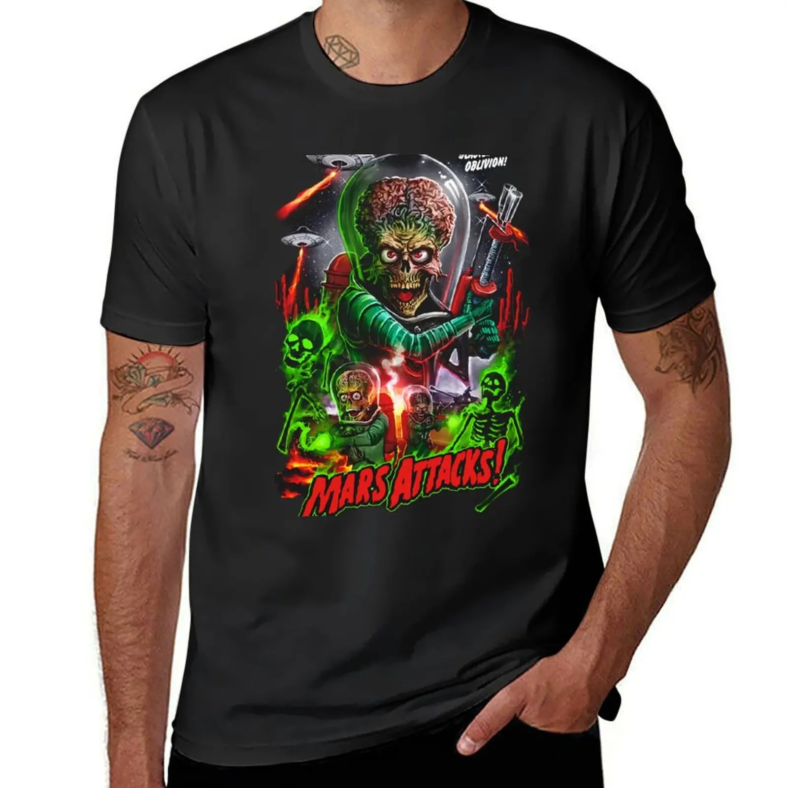 

Mars Attacks T-Shirt tees hippie clothes sweat mens t shirts