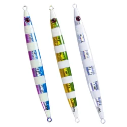 100g 150g 1 pcs Vertical Fishing Jigging Lure Glow Deep Sea Fast Fall Lead Jigs Speed Artificial Bait For Saltwater