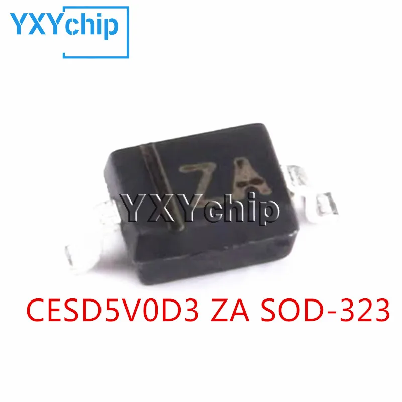 50PCS CESD12VD3 ZC CESD5V0D3 CESD3V3D3 YU SOD-323 12V 5V 3.3V SMD 3.3V 5.0V UNIDIRECTIONAL ESD ไดโอด