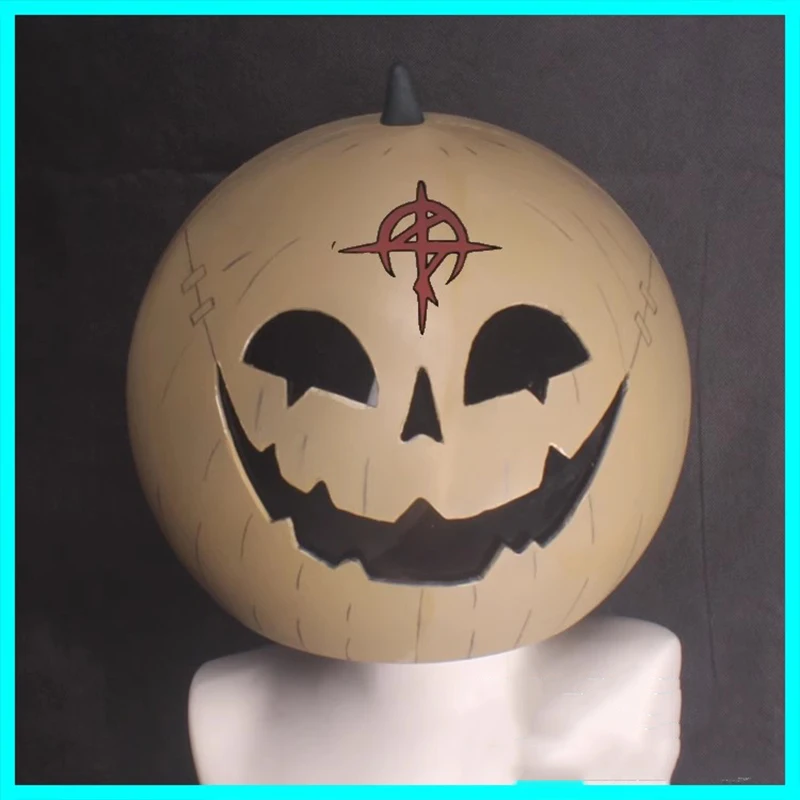 

Anime Hathaway's Flash Mafty Navue Erin Devil Pumpkin Cosplay Headgear Halloween Carnival Custom Hand Made Prop