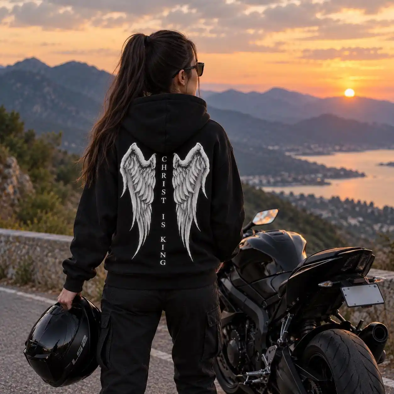 Armored Motorcycle Aramid Lined CE Level 2 Angel Wings Biker Riding Gear Autumn Winter Unisex Eco Friendly Soft