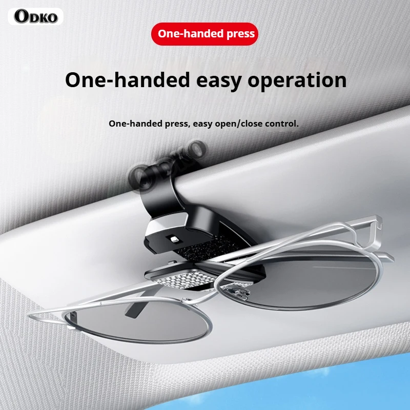 حامل نظارات مثبت على السيارة متعدد الوظائف مشبك تخزين لوح ظلة لـ NIO ET5 ET7 ET9 EVE EC6 ES6 ES8