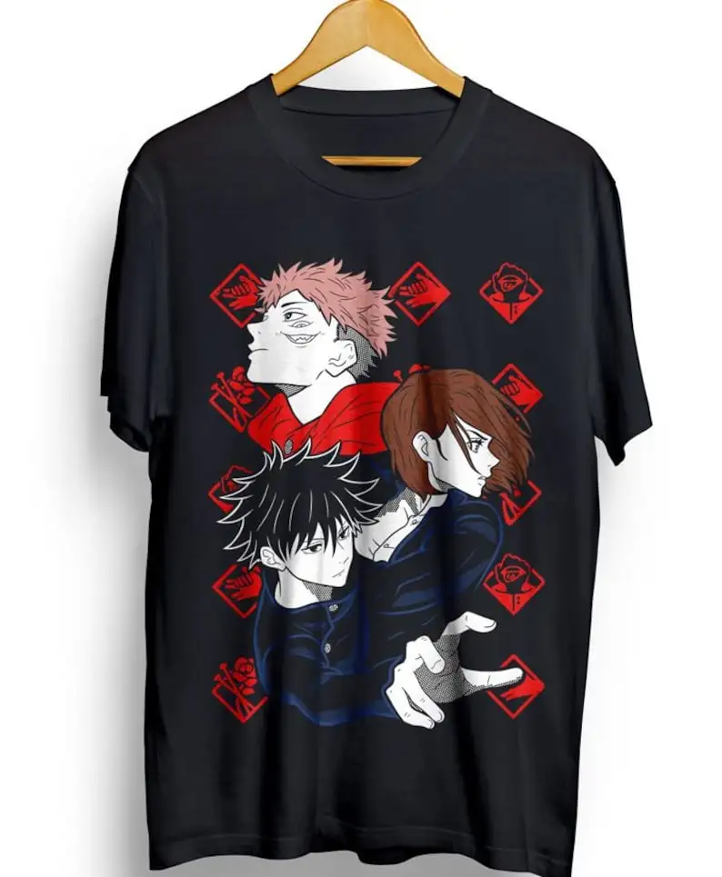 

Anime retro T-shirt, 100% cotton, all sizes for men and women Comic lovers