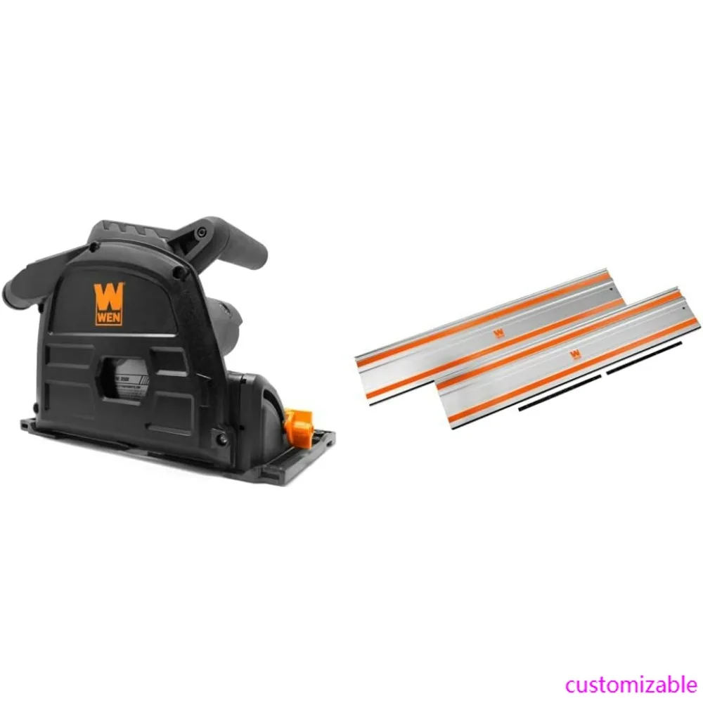 Kit de sierra circular WEN con riel guía de 100 pulgadas y accesorios