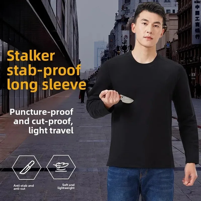 

Легкая и дышащая мягкая невидимая защитная одежда от порезов и проколов, с длинными рукавами, устойчивая к ножевым ранениям