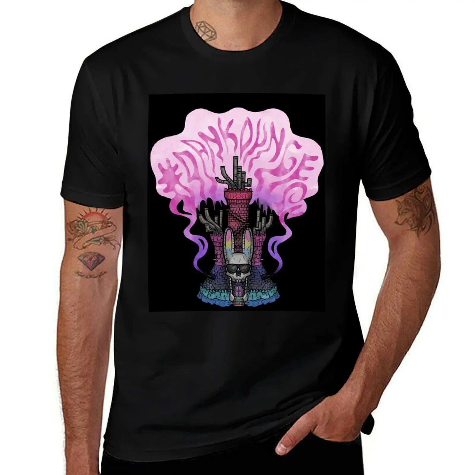 DANK DUNGEON by SGB T-Shirt plus size tops summer top Men's clothing