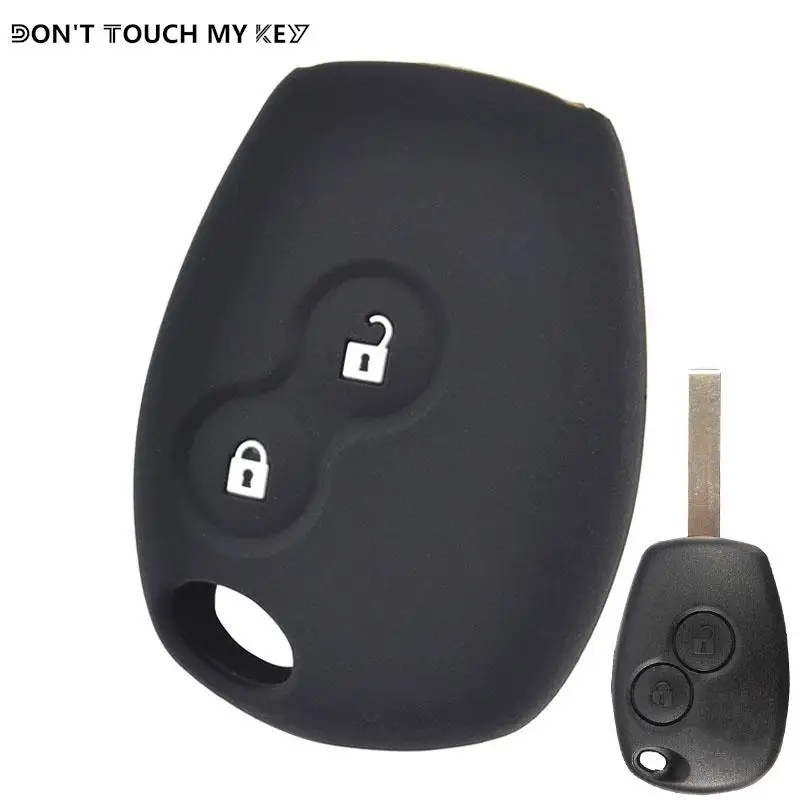 Silicone Car Key Case For Renault Trafic Clio Kangoo Master Modus Twingo for Opel Movano Vivaro Cover Remote Fob Shell