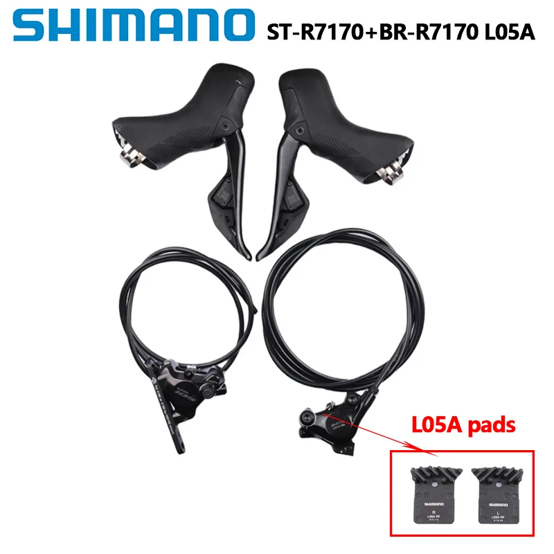 Shimano Di2 105 R7100 ST-R7170 BR-R7170 Hydraulische Scheibenbremse Dual Control Hebel 2x12s Rechts Links R7170 Bremse Für Rennrad – Detail 3