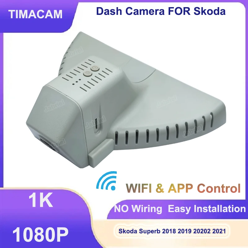 TIMACMA 1K 1080P Plug and Play Dash Cam Camera DVR Video Recorder DashCam for Skoda Superb 2018 2019 20202 2021