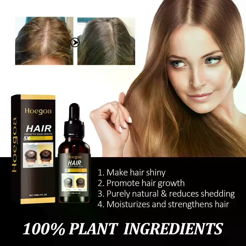 

Hoegoa Ginger Hair Care Improve Dry Frizzy Hair Nourish Moisturize Volumize Shiny Hair Care Essential Oil