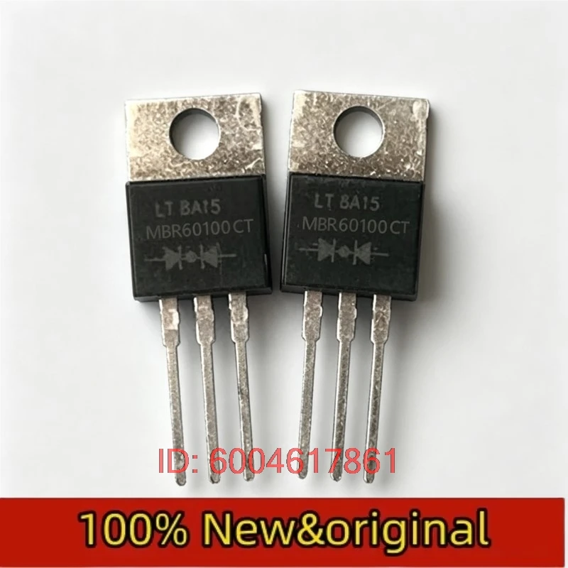 1Pcs/Lot Original New MBR60100CT 60A 100V MBR60100 Schottky Rectifier Diode TO-220