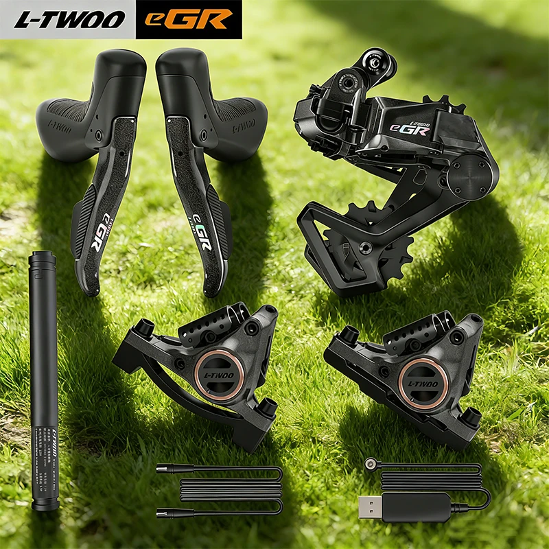 

LTWOO eGR 2nd-Gen Wireless Electronic Gravel Groupset, 12/11/10-Speed, Off-Road Shifting with Hydraulic Disc Brakes