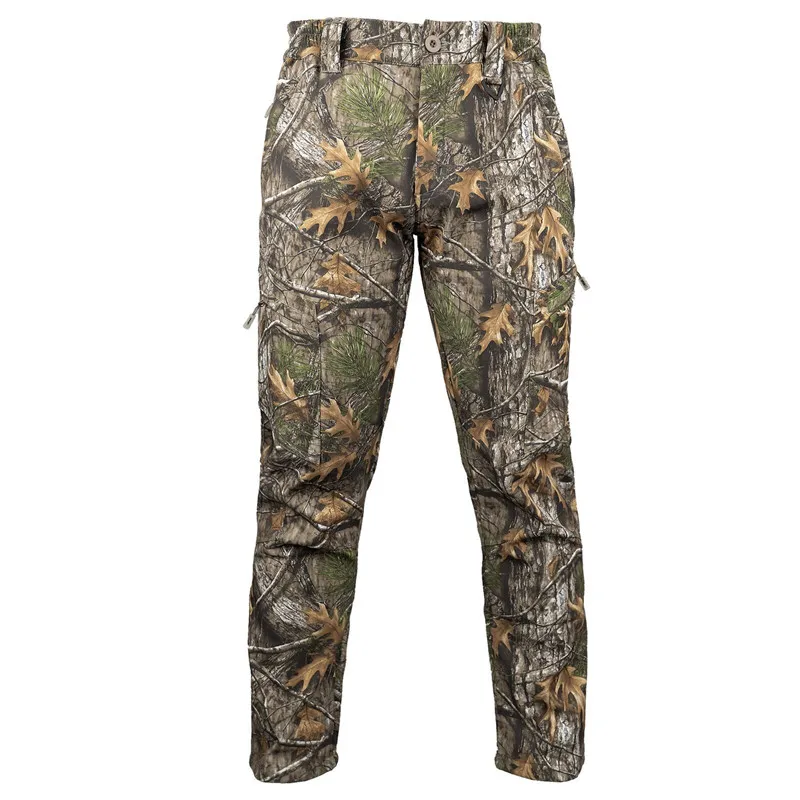 

Hunting Outdoor Camouflage Tactical Full Pants Breathable Soft Full Cotton Tree Bionic Camouflage Hunting Fishing Pants