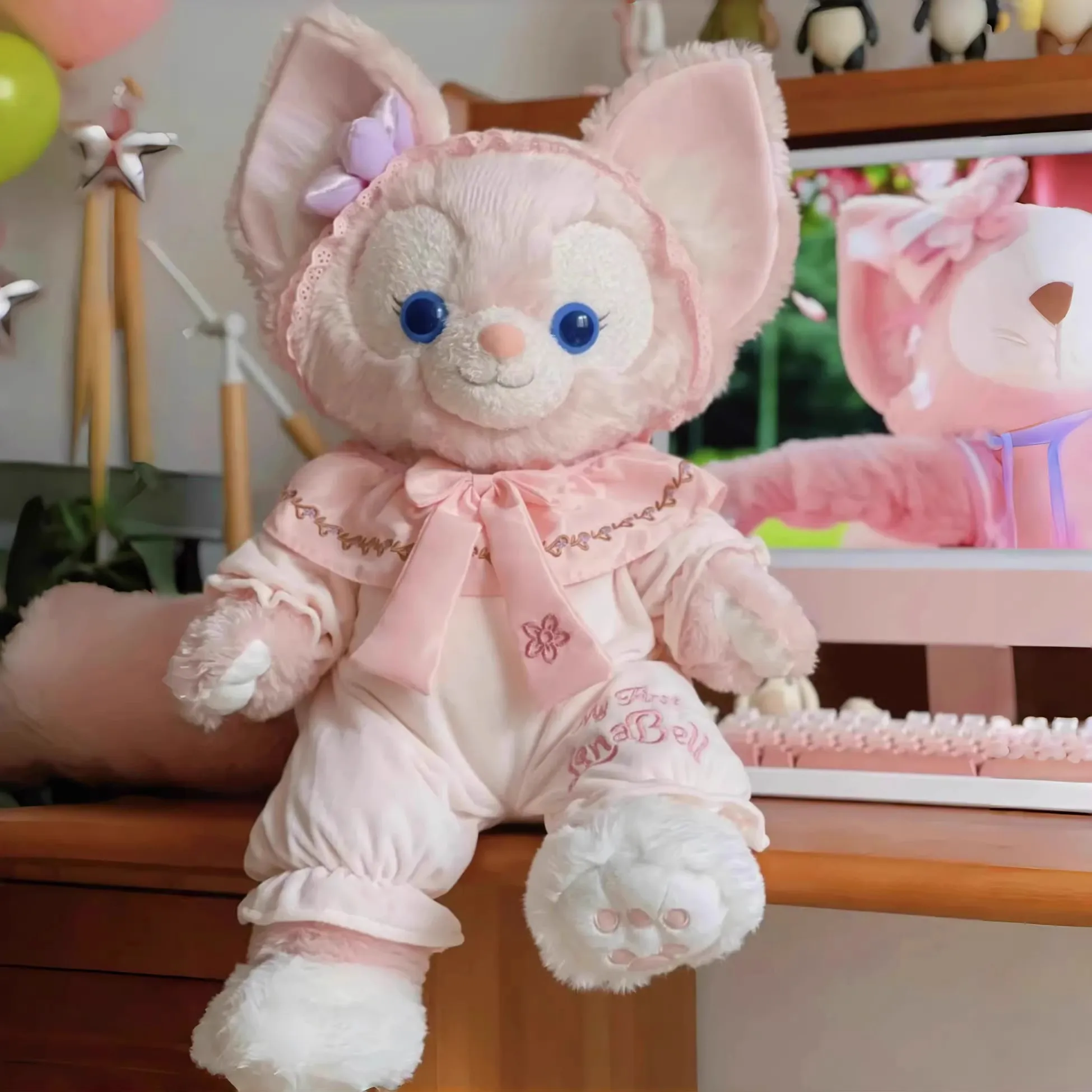 Brinquedo de pelúcia LinaBell – Boneca de pelúcia super macia Kawaii Fox Plushie para presentes de meninas