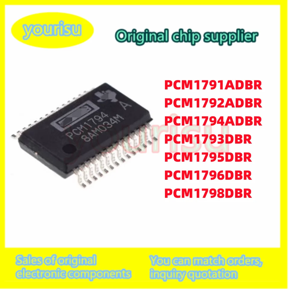 1 unids/lote nuevo PCM1791ADBR PCM1792ADBR PCM1794ADBR PCM1793DBR PCM1795DBR PCM1796DBR PCM1798DBR Chip IC