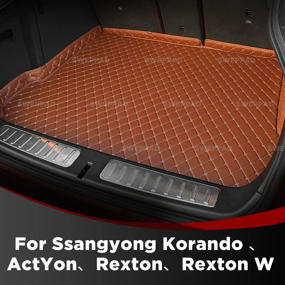 

For Ssangyong Korando 、ActYon、Rexton、Rexton W Custom Car Trunk Mat Protective Pad Cargo Liner Auto Interior Accessories