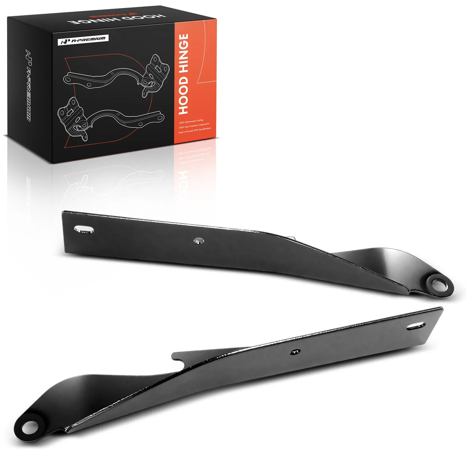 A-Premium Pair Front Driver & Passenger Side Hood Hinge for GMC Acadia 2007-2012