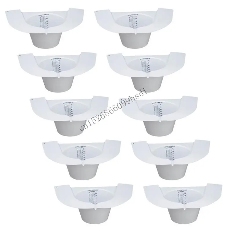 

11UA Pack of 10 Female Urine Collection Container Comfortable Urine Sample Cups set