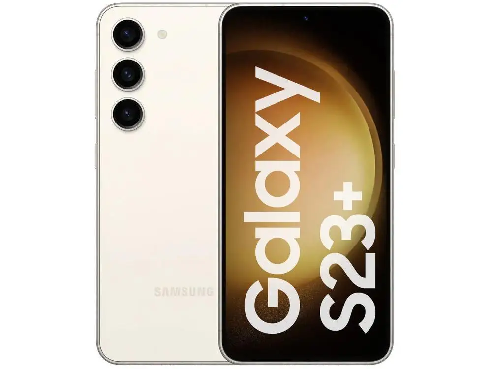 الهاتف الذكي Samsung Galaxy S23 + 256GB كريمي 5G 8GB RAM 6,6 بوصة كاميرا. ثلاثي + صورة شخصية 12 ميجابكسل #1