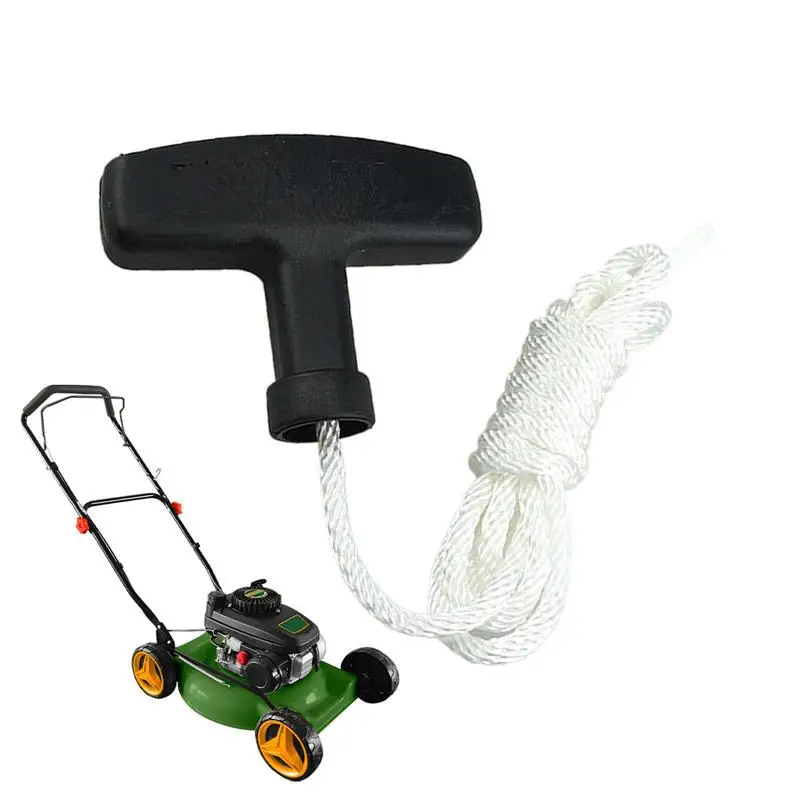 

Recoil start handle Full grip lawn mower start handle Recoil start rope Lawn mower pull starter handle for engine starting