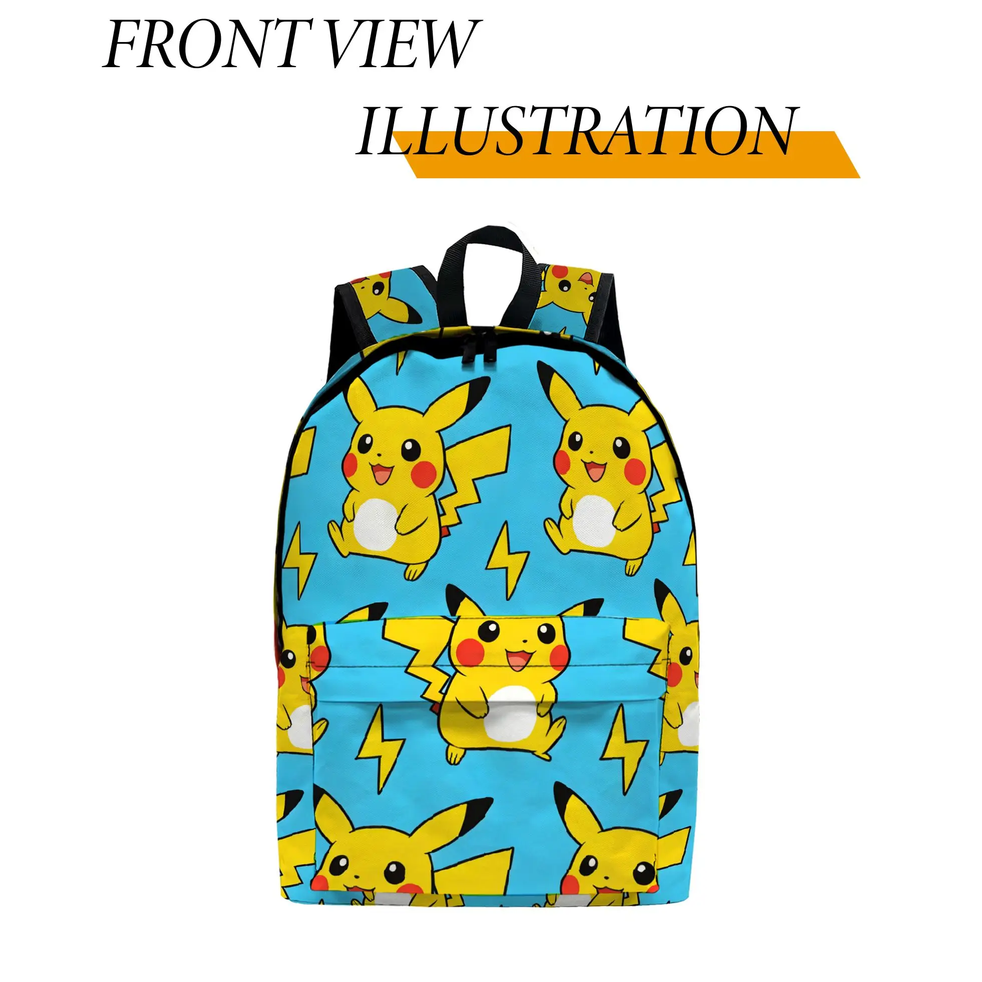 

1pc Pokemon Pikachu,Backpack, Fashionable and Simple, Unisex, Large Capacity, High-Quality Gift