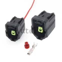 1 Set 1 Hole 184042-1 Car Plastic Housing Waterproof Connectors Auto AC Assembly Pressure Sensor Wire Harness Socket For Ford