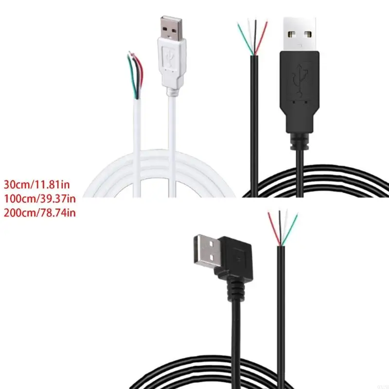 QX2B 4PIN USB Мужчина для открытия кабеля USB 4PIN Зарядка