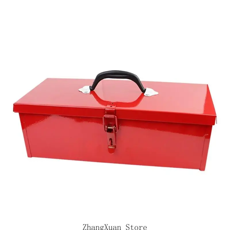 

Convenient Iron Tool Holder Storage Box With Metal Clamps Suitable For Home Outdoor Projects Easy Transport And Storage