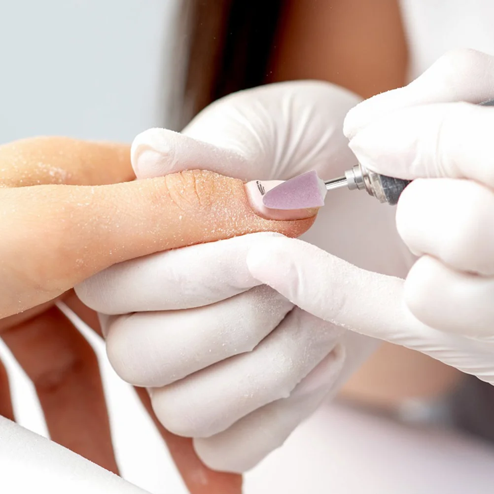 12 Uds. Cabezales de pulido de lana herramientas de molienda para manicura pedicura preparación de Gel Uv brocas para uñas accesorios herramientas de decoración de uñas